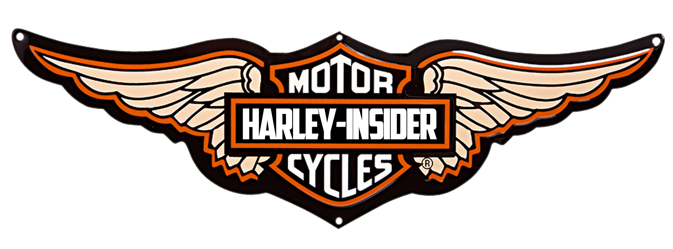 Harley Davidson Logo Wings Transparent PNG Image