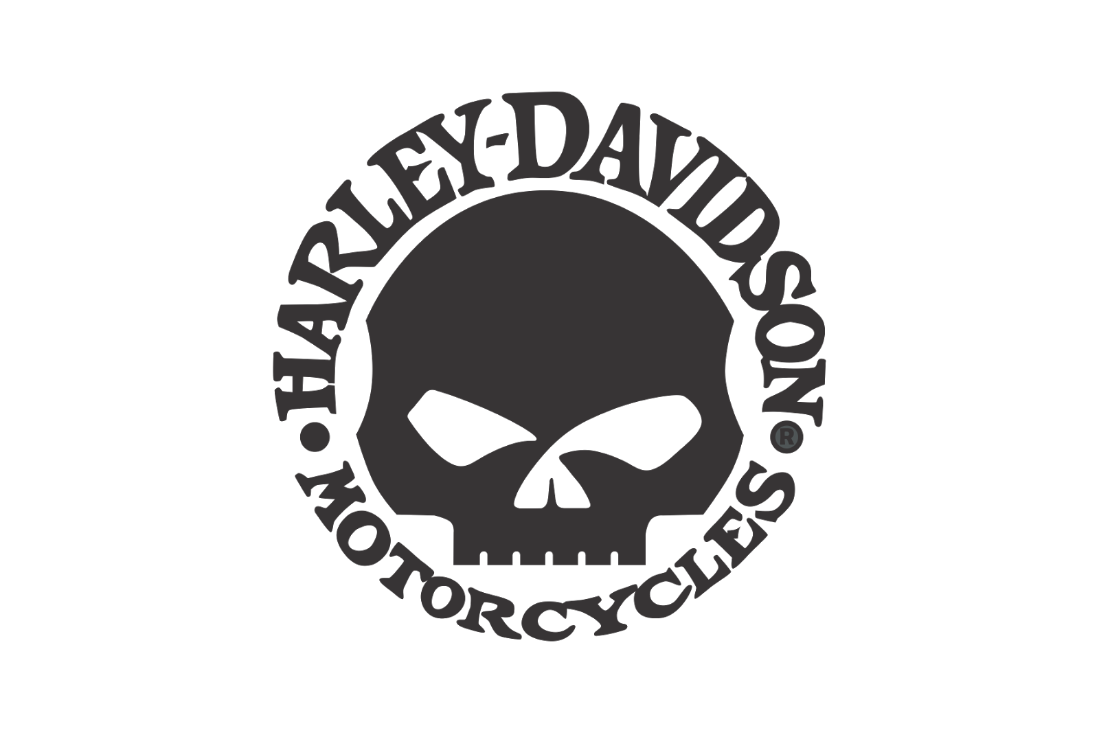 Harley Davidson Logo Skull Transparent PNG Image