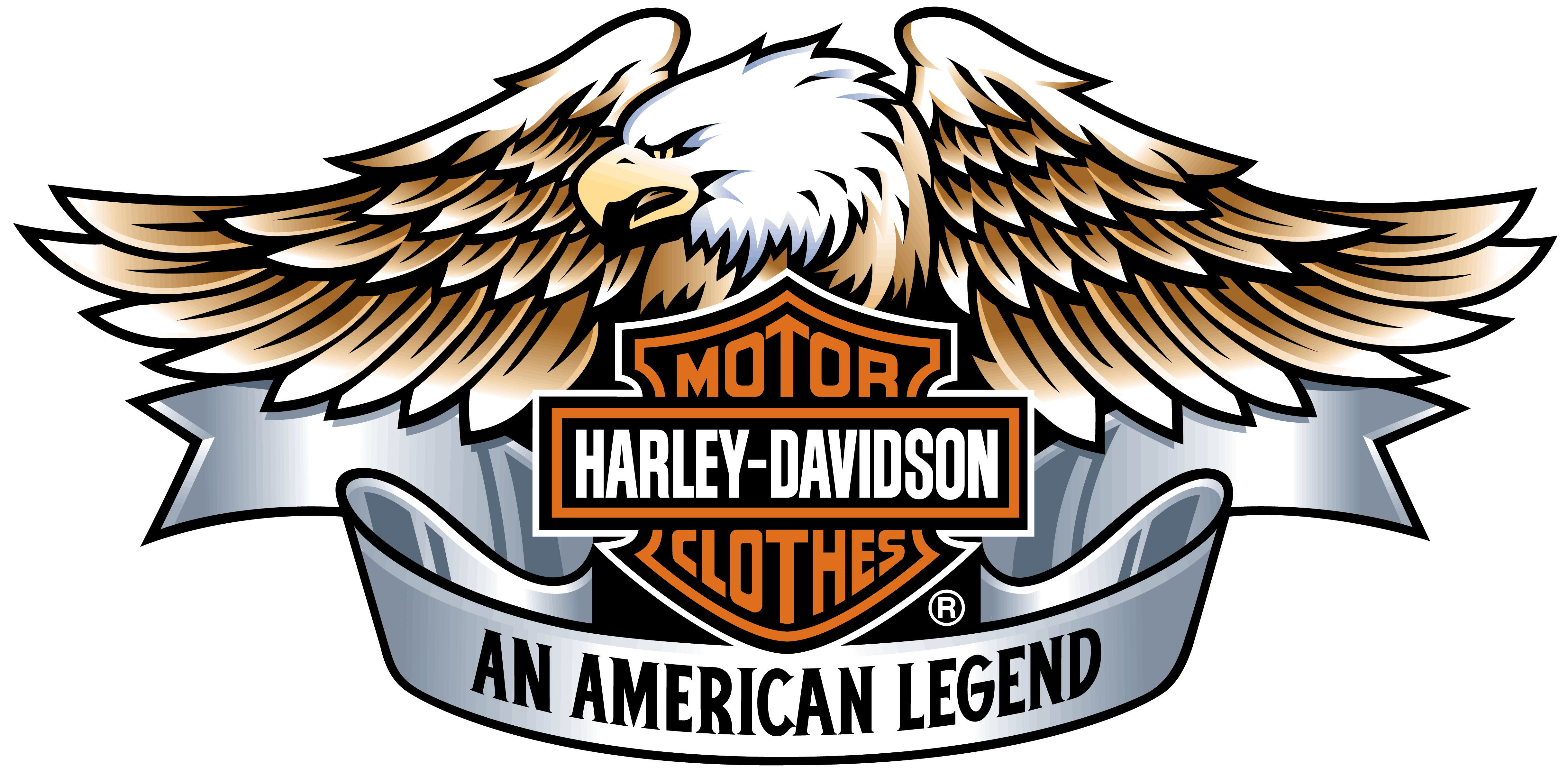 Harley Davidson Logo Eagle Wings Transparent PNG Image