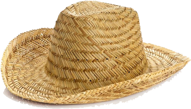 Straw Hat Beige Transparent PNG Image