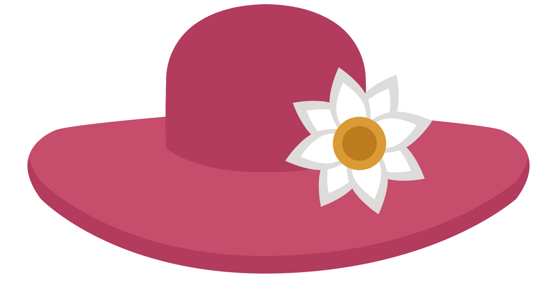 Pink Birthday Hat Transparent PNG Image