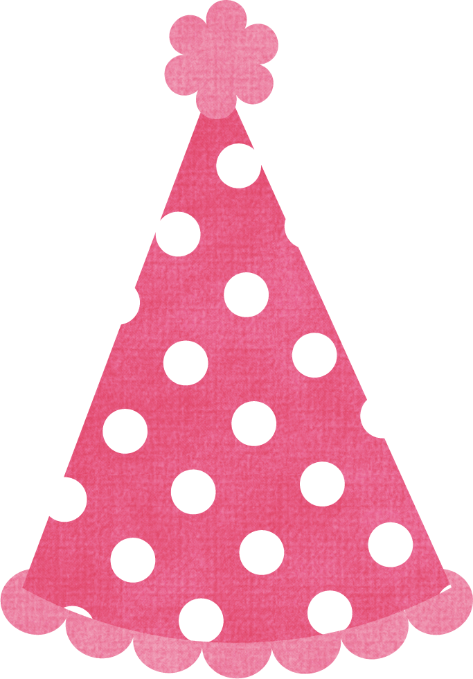 Pink Birthday Hat Transparent PNG Image