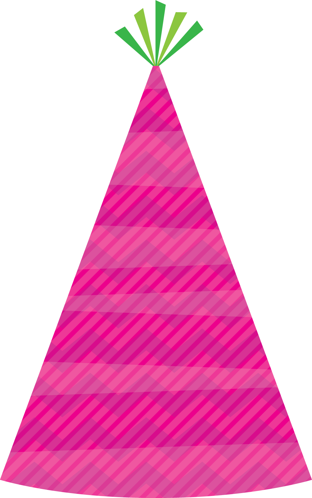 Pink Birthday Hat Transparent PNG Image