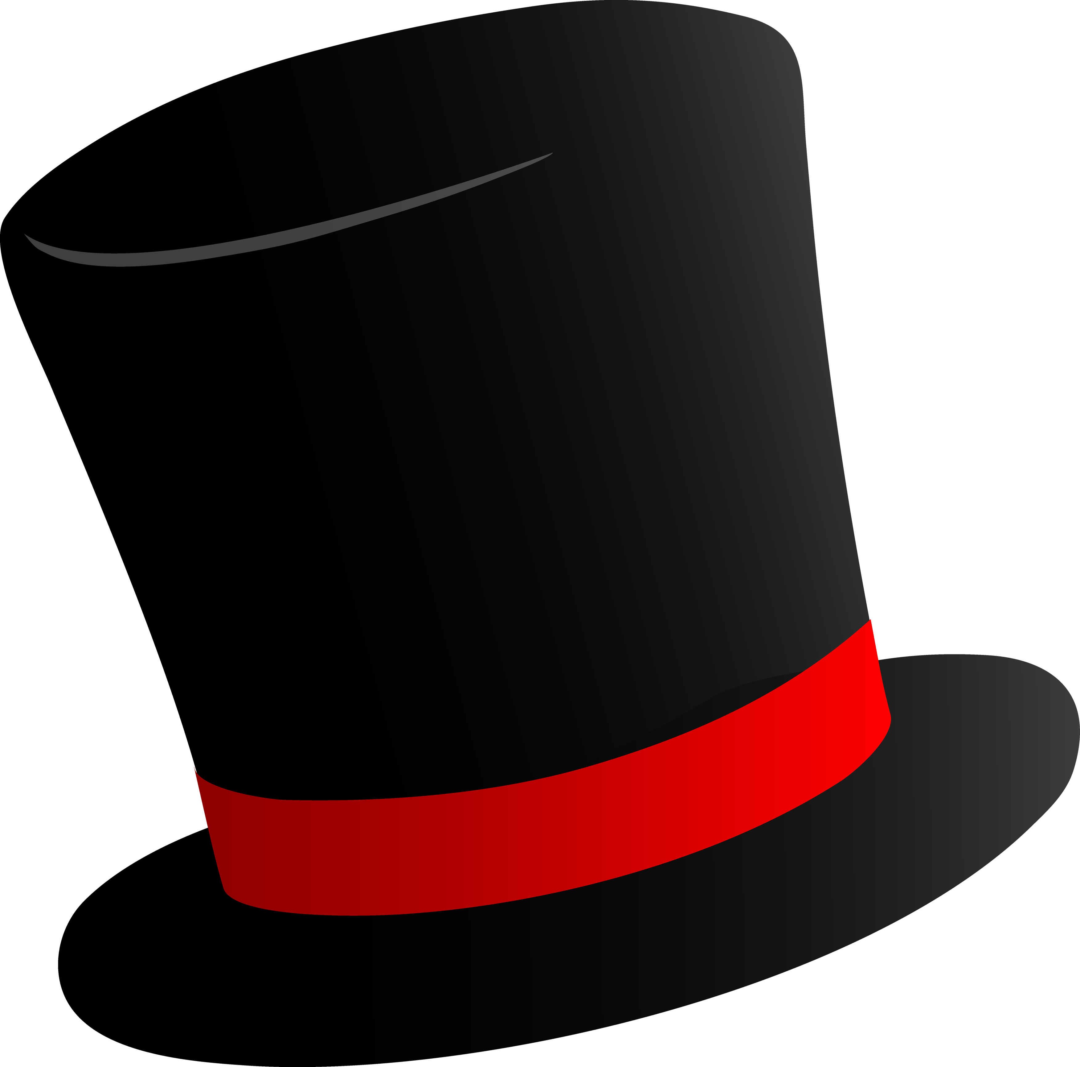 Hat Top Black Transparent PNG Image