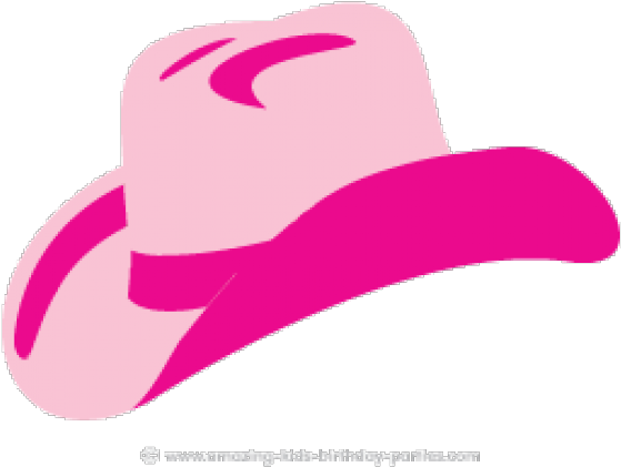 Pink Hat Cowboy Transparent PNG Image
