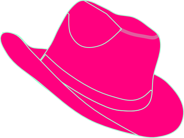Pink Hat Cowboy Transparent PNG Image