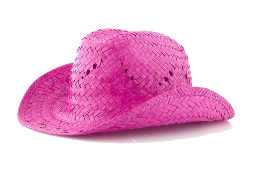 Pink Hat Cowboy Transparent PNG Image