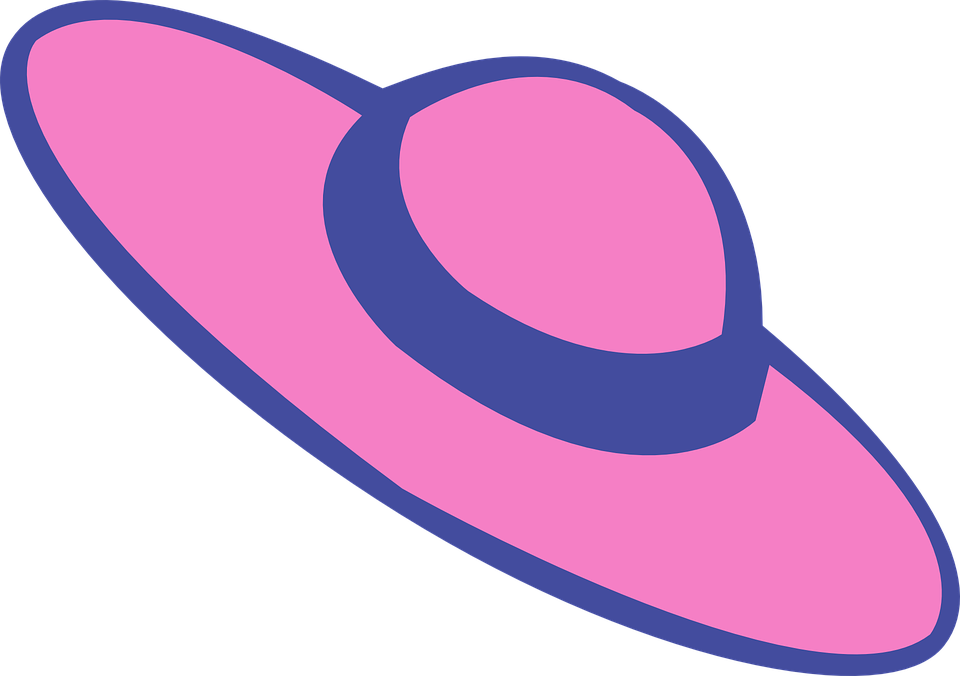 Pink Vector Hat Transparent PNG Image