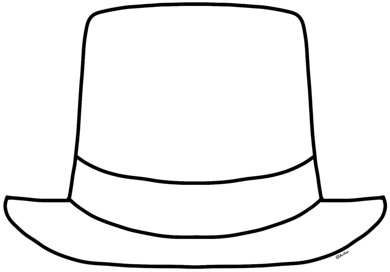 White Vector Hat Transparent PNG Image