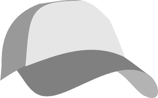 White Vector Hat Transparent PNG Image