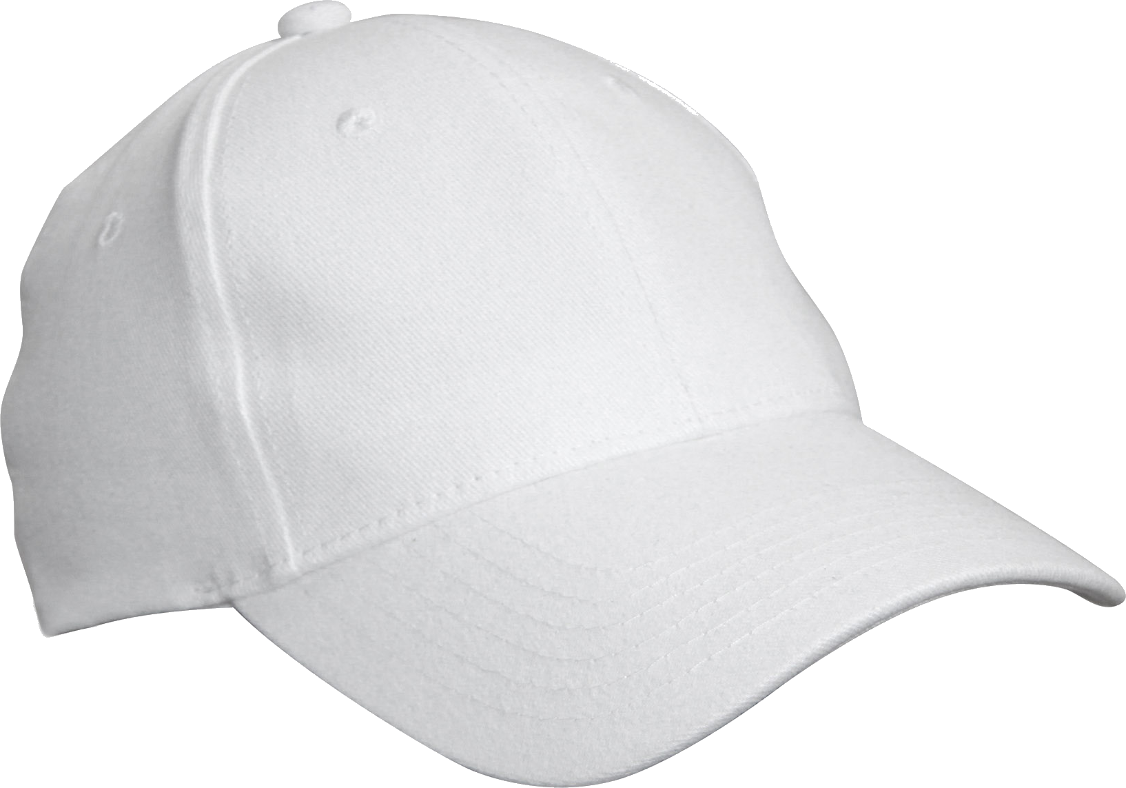 White Cap Hat Transparent PNG Image