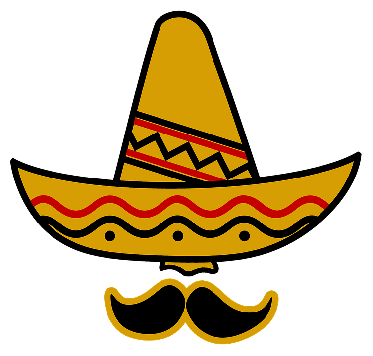 Hat Mexican Mustache Transparent PNG Image