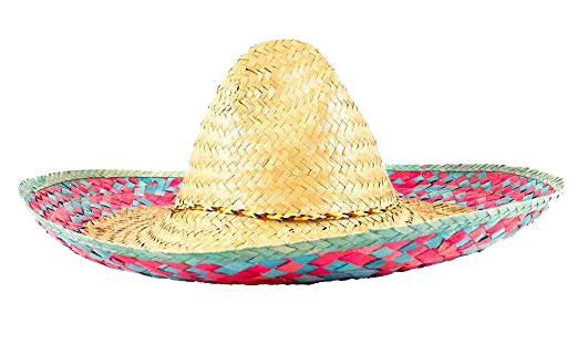 Straw Hat Mexican Transparent PNG Image