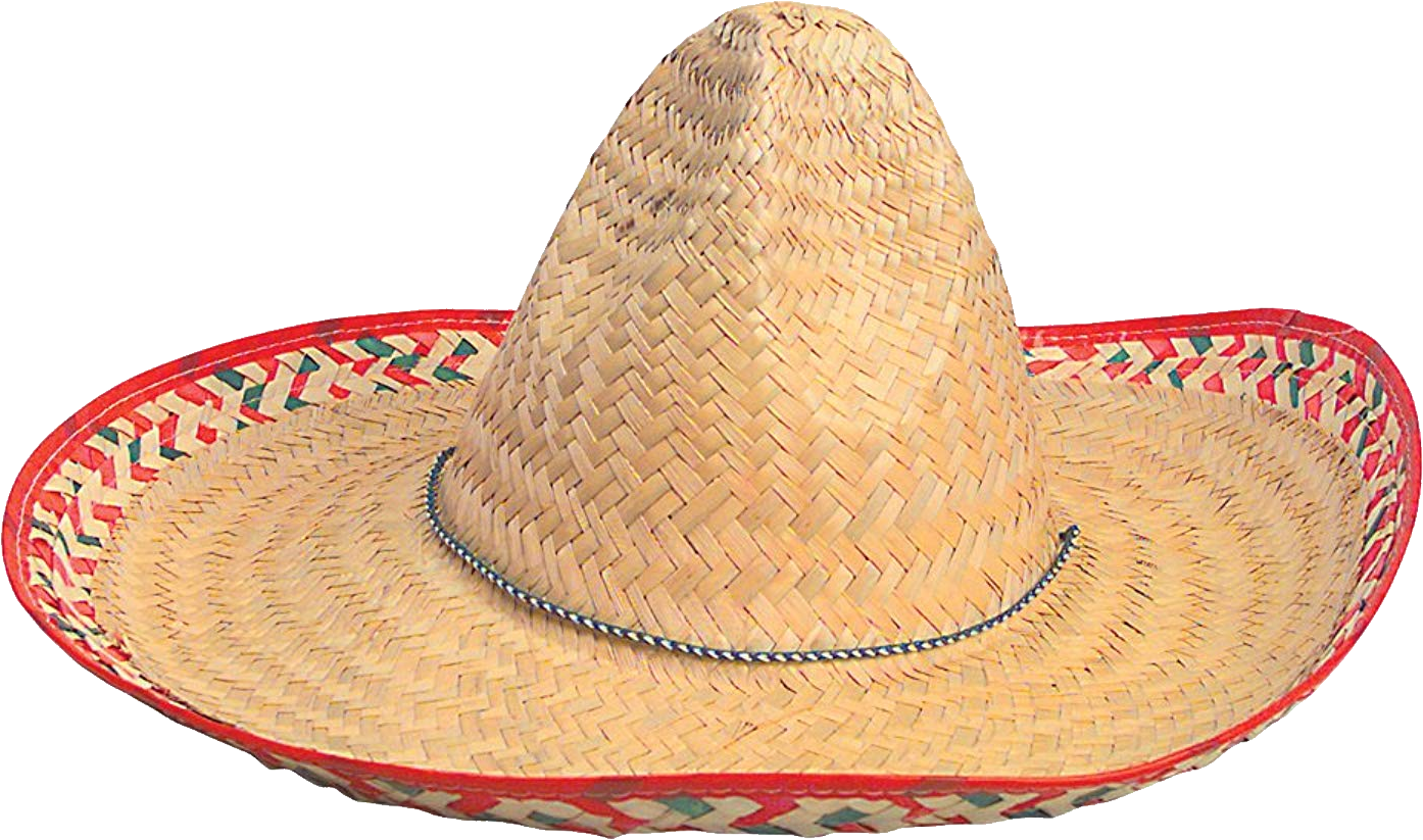 Straw Hat Mexican Transparent PNG Image