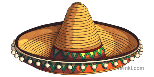 Straw Hat Mexican Transparent PNG Image