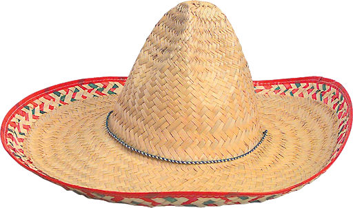 Straw Hat Mexican File Transparent PNG Image