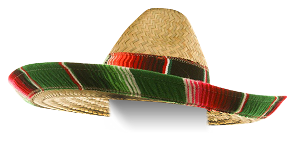 Straw Hat Mexican Transparent PNG Image