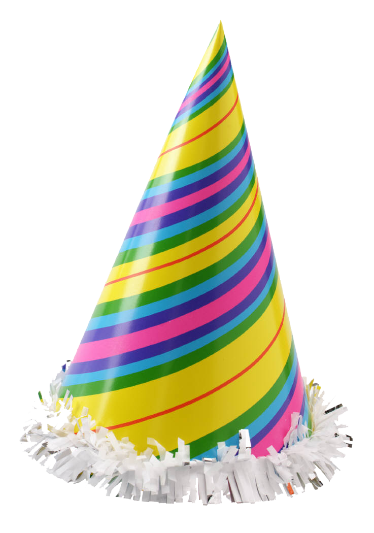 Party Hat Background Transparent PNG Image