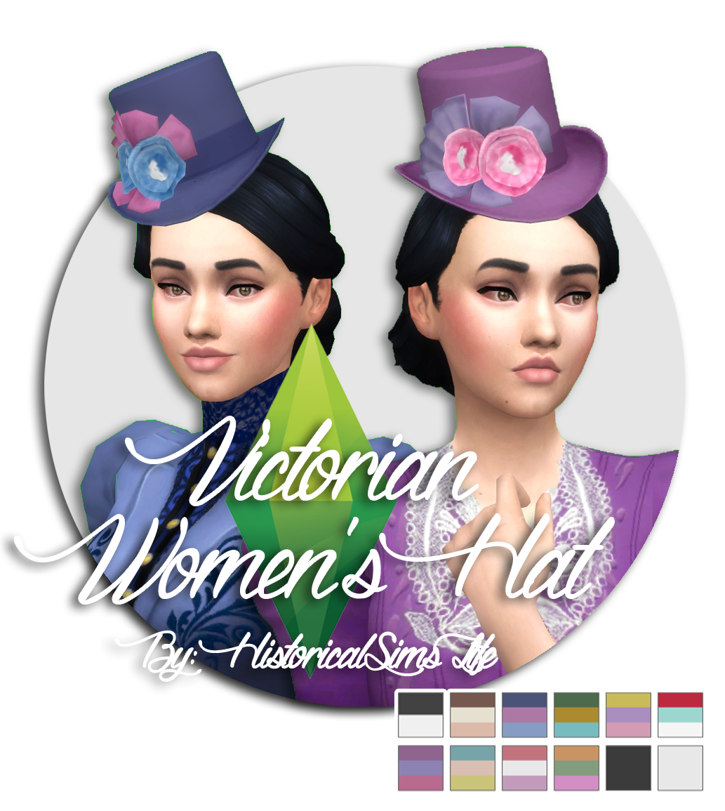 Sims Pink Purple Hat Transparent PNG Image