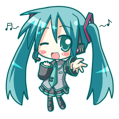 Hatsune Miku Background Transparent PNG Image