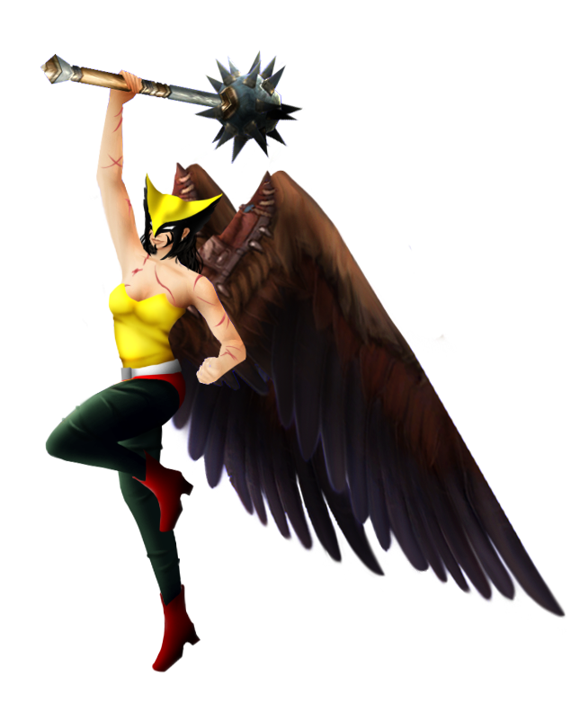 Hawkgirl Transparent PNG Image