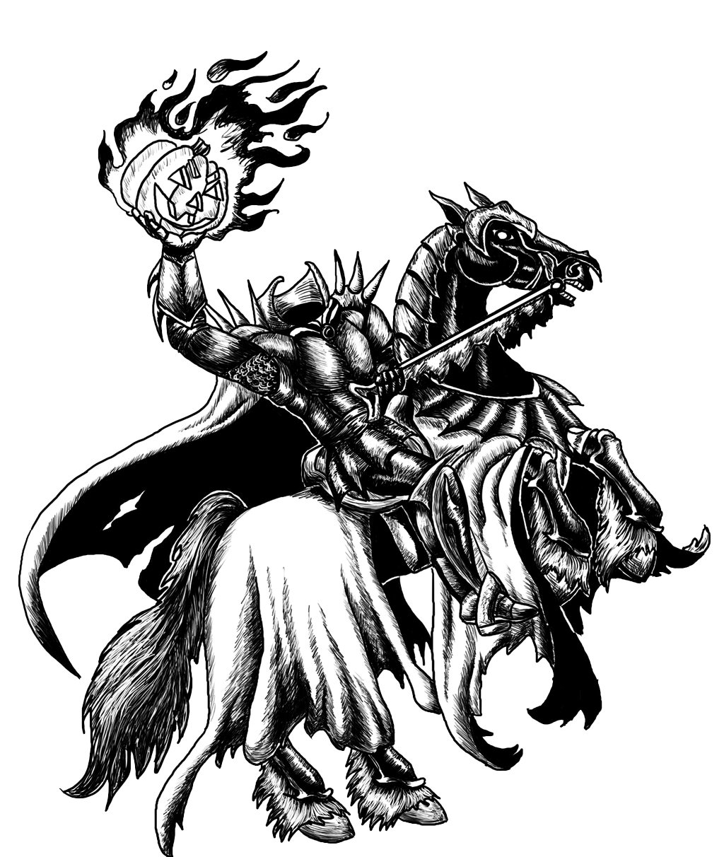 Headless Horseman Transparent PNG Image