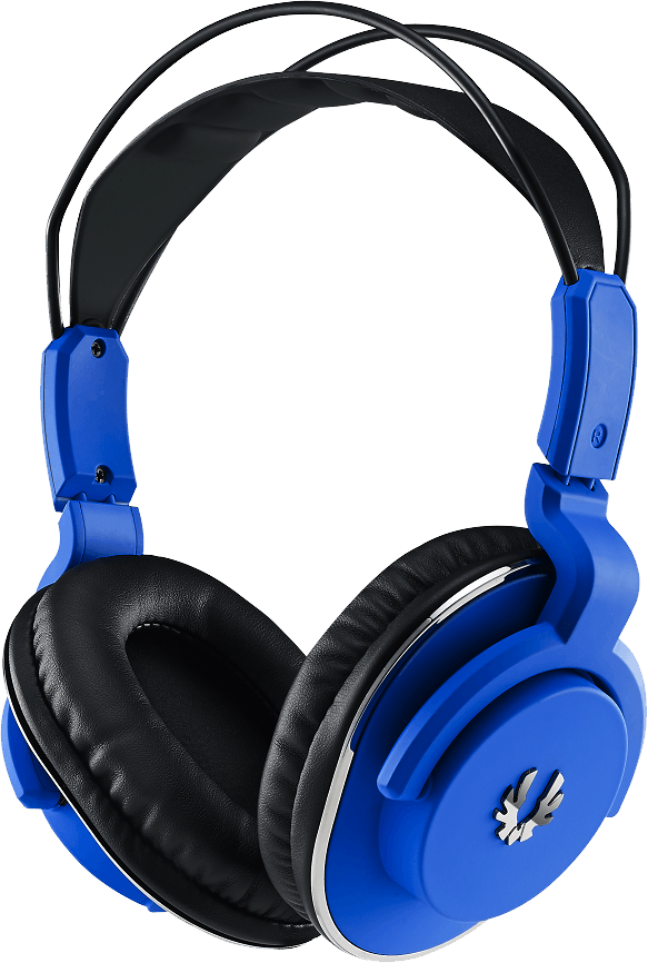 Blue Headphones Transparent PNG Image