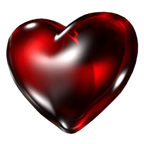 Dark Heart Transparent PNG Image