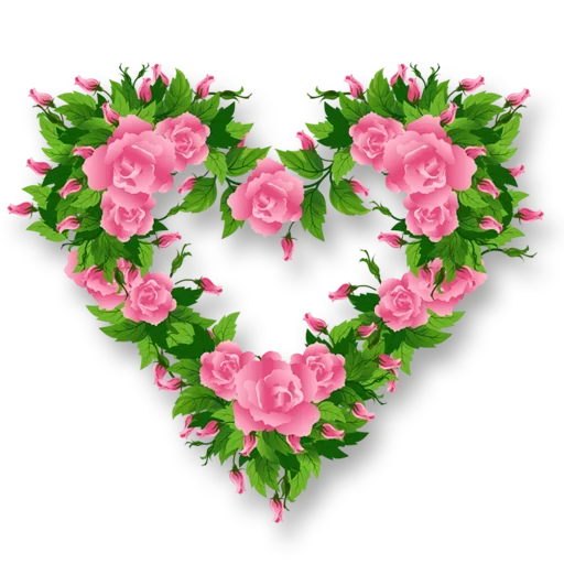 Rose Heart File Transparent PNG Image