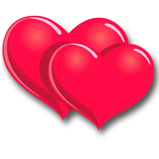 Hearts Two Transparent PNG Image