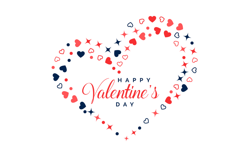 Heart Valentines Day Happy File Transparent PNG Image