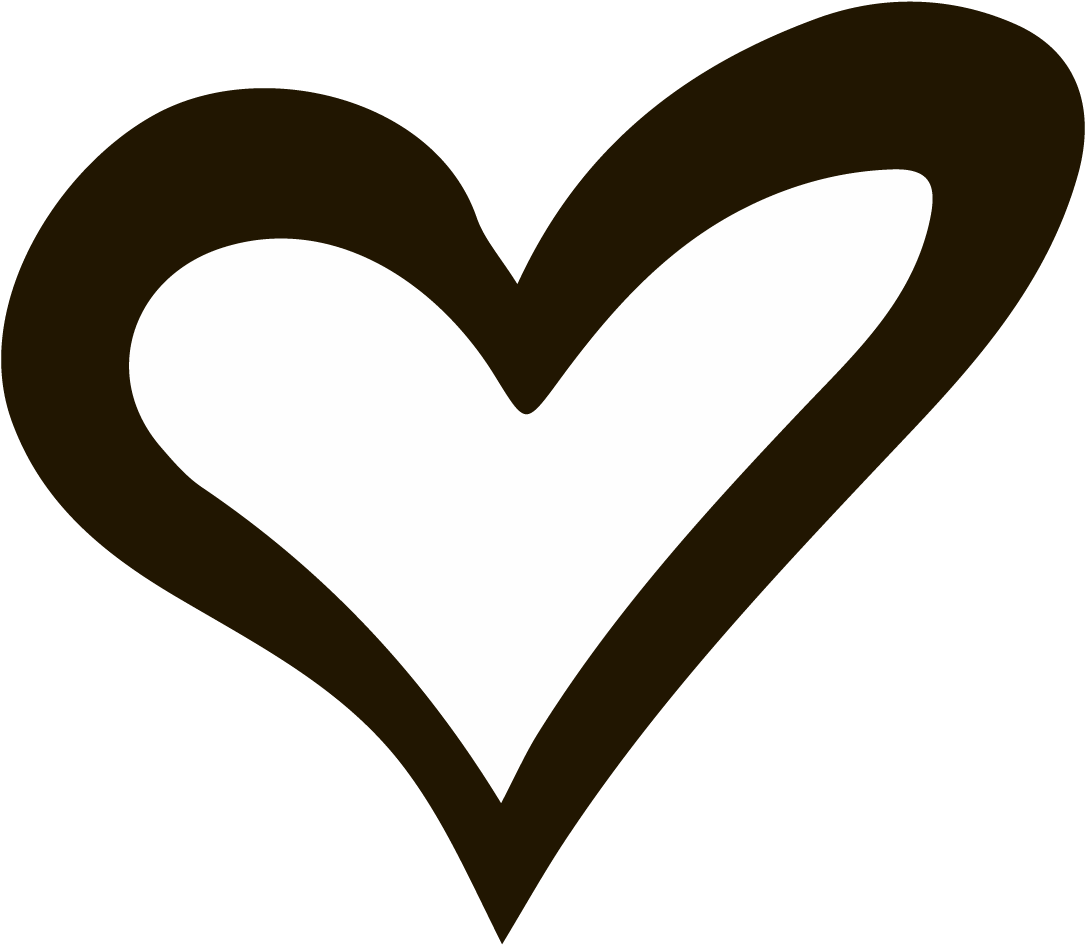 Heart Vector Black Transparent PNG Image