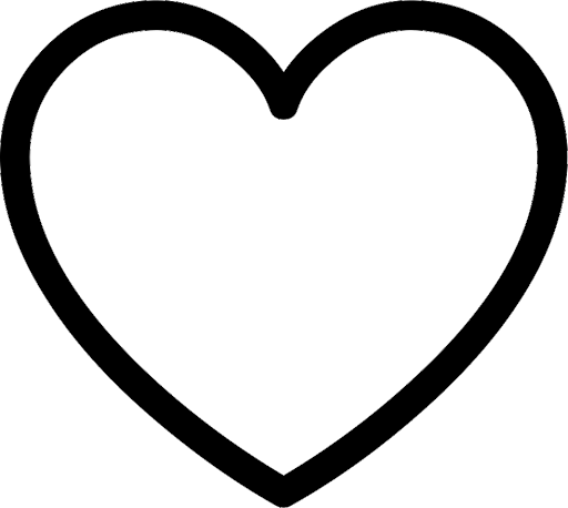 Heart Vector Black Transparent PNG Image