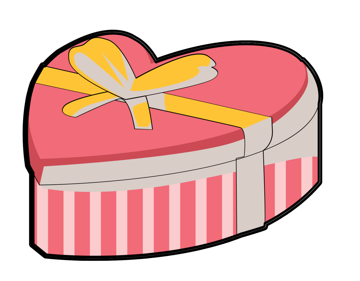 Box Heart Gift Transparent PNG Image