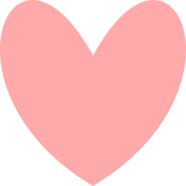 Pink Heart Vector Transparent PNG Image