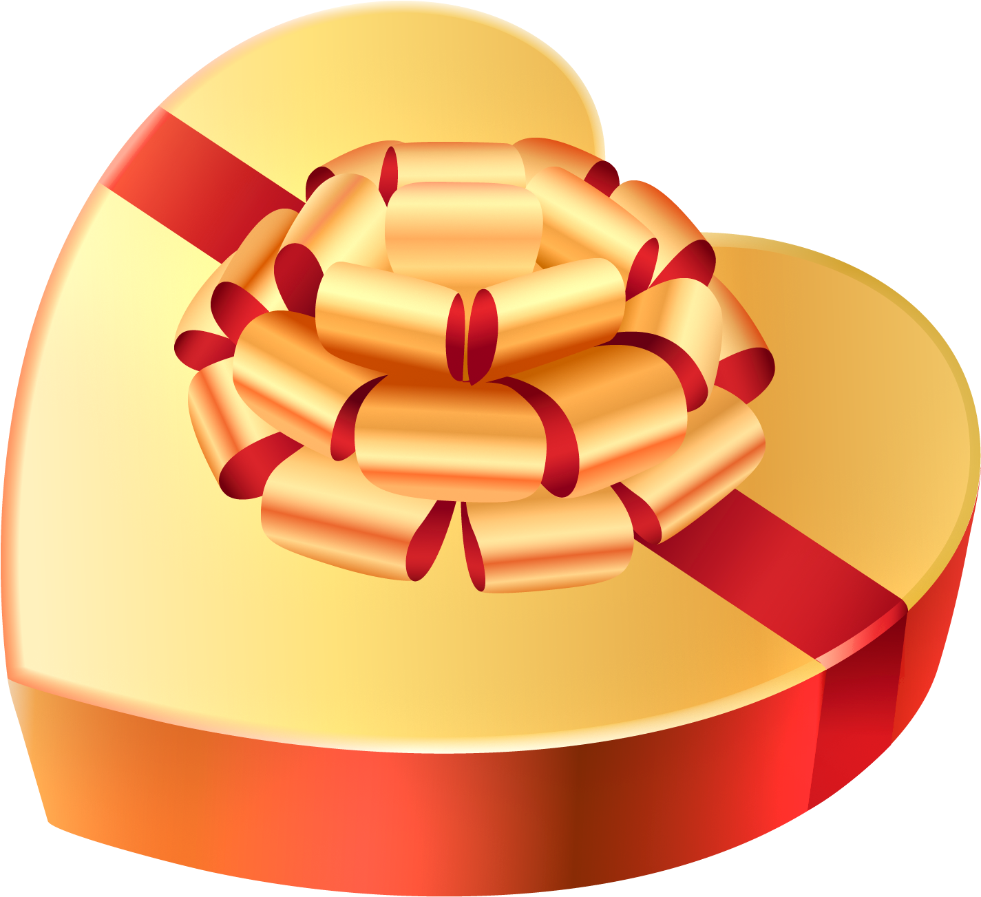 Box Heart Red Transparent PNG Image