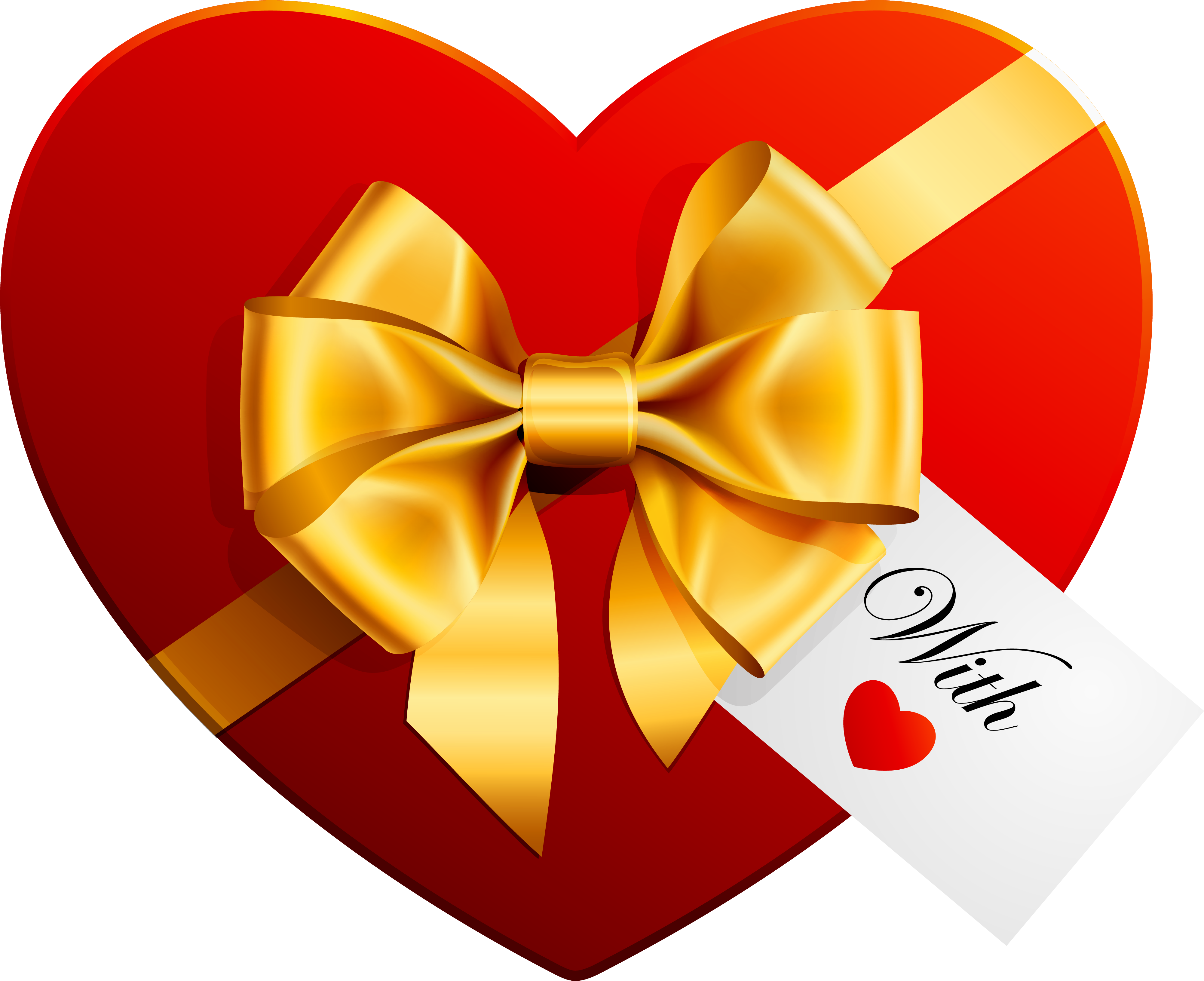 Box Heart Red Transparent PNG Image