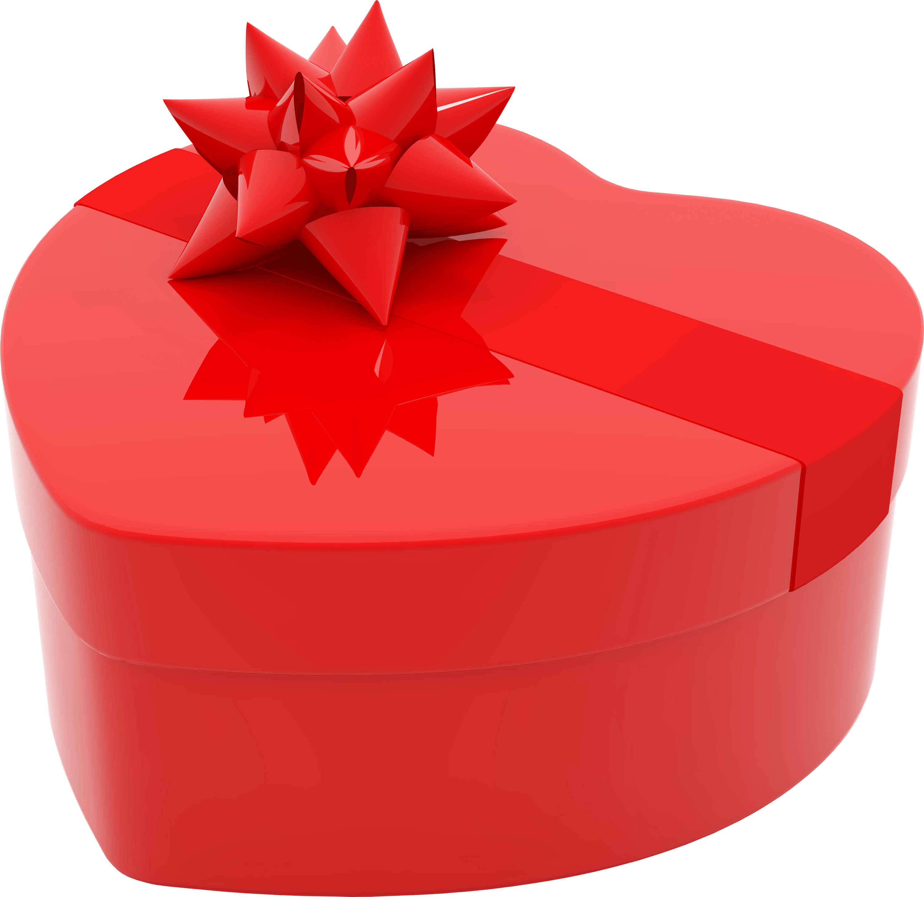 Box Heart Red Transparent PNG Image
