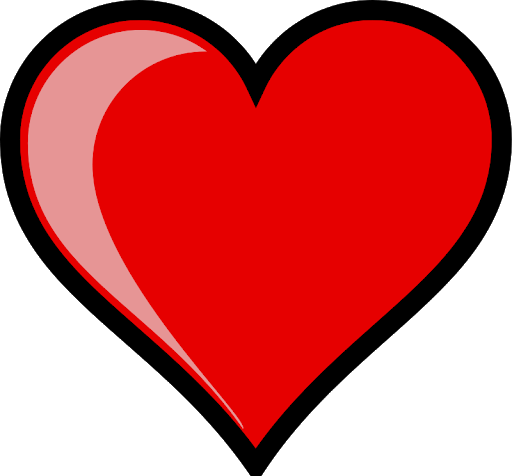Heart Vector Red Transparent PNG Image