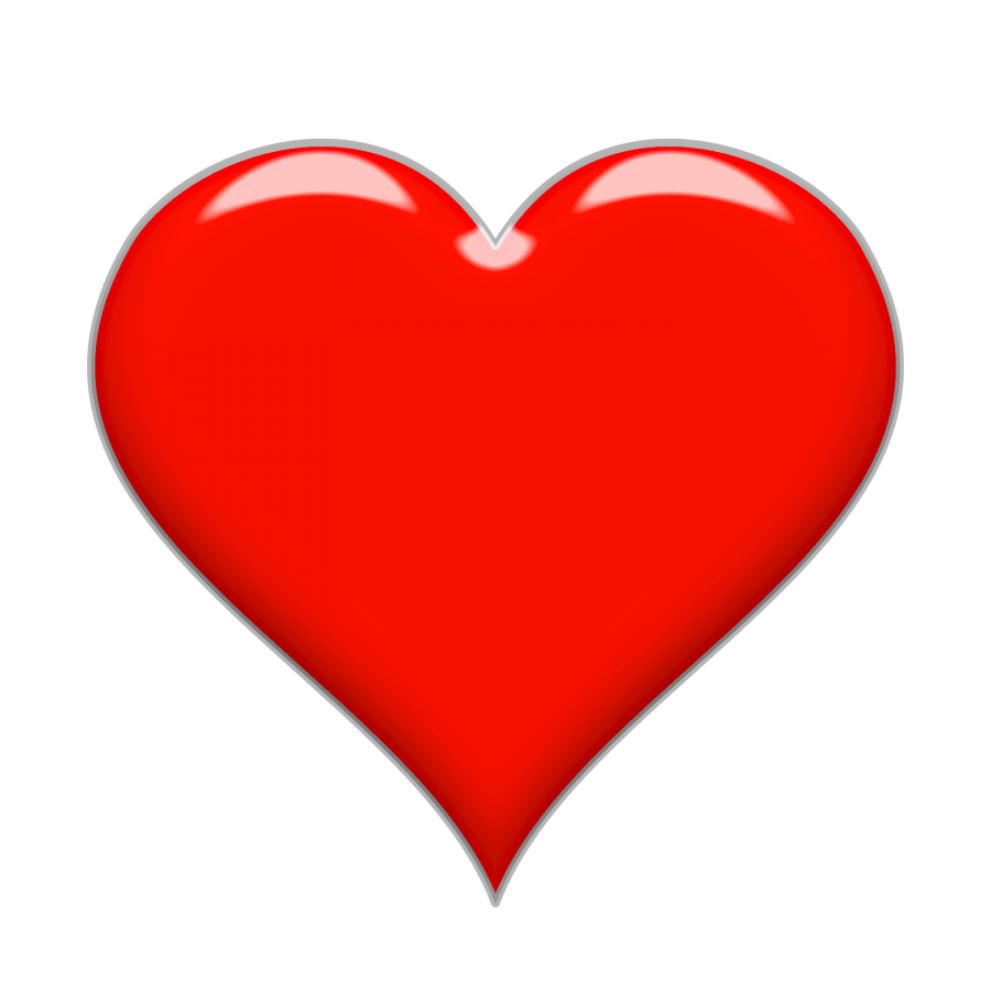 Heart Vector Red Transparent PNG Image