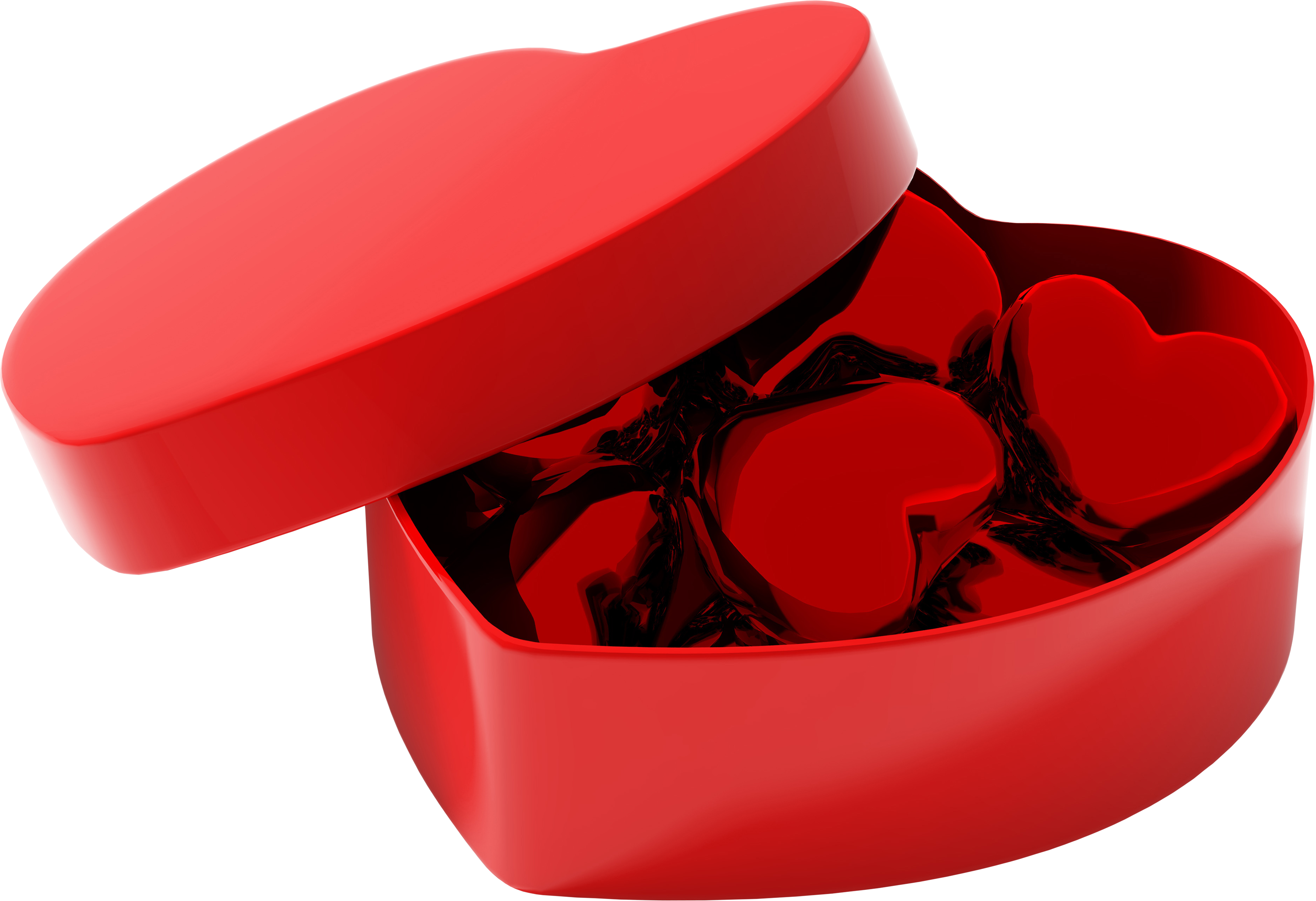 Box Surprise Heart Transparent PNG Image