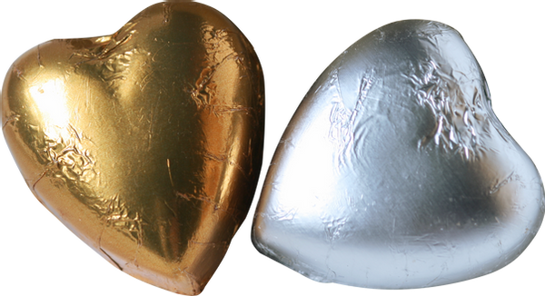 Heart Abstract Gold Transparent PNG Image