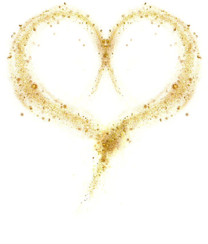Heart Gold Transparent PNG Image