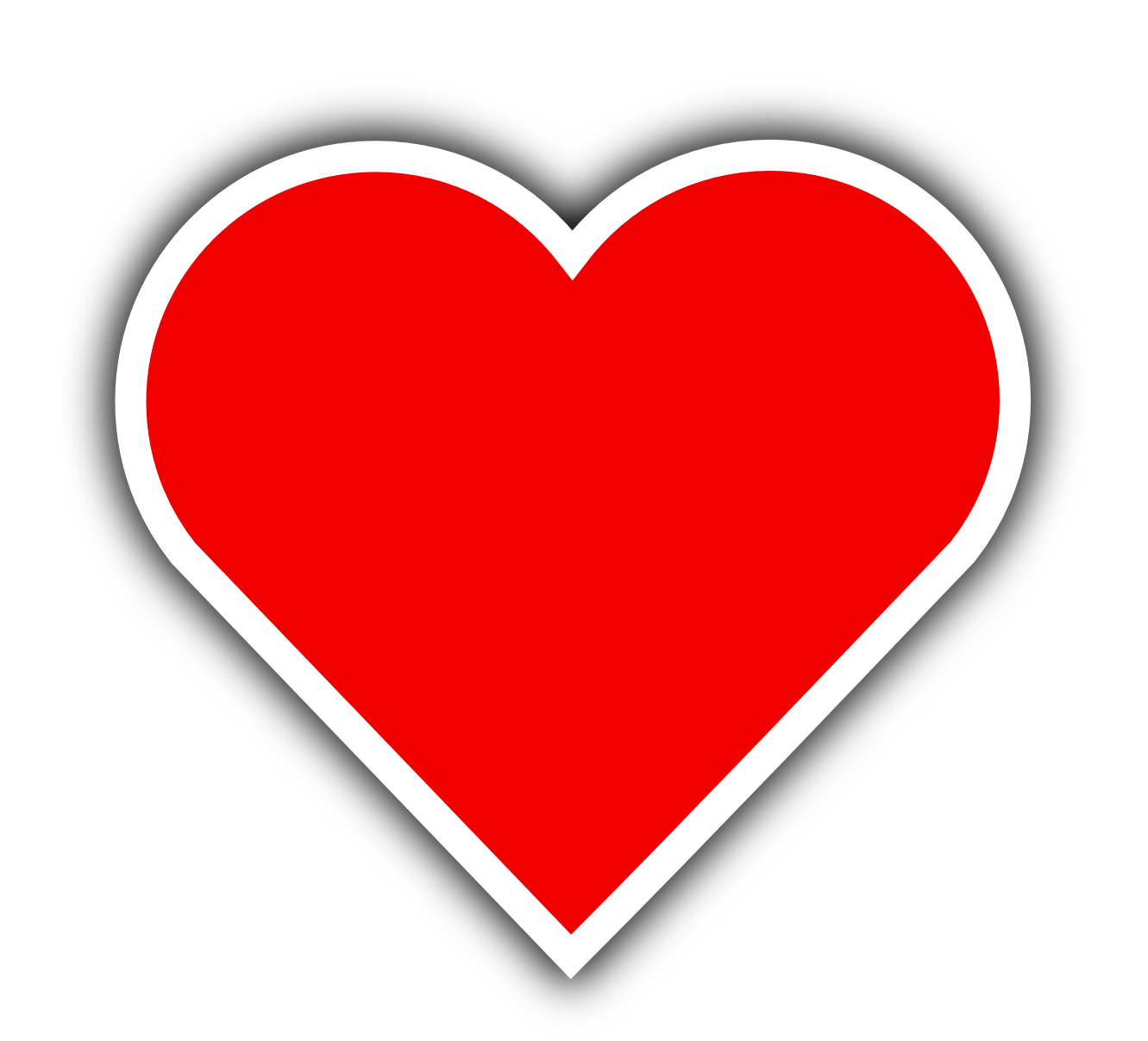 Red Heart Transparent PNG Image