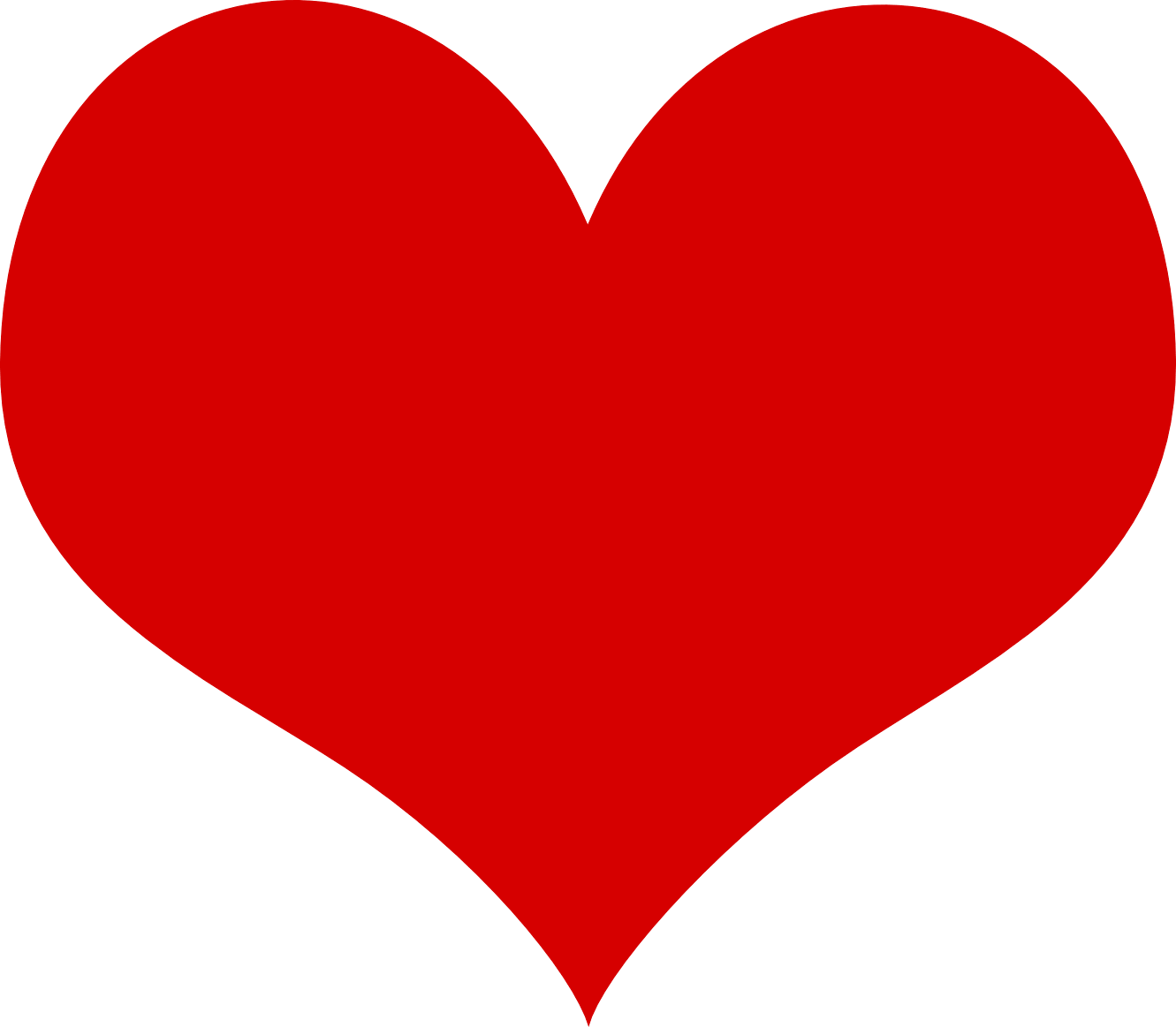 Red Heart Transparent PNG Image