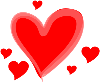 Dark Red Heart Transparent PNG Image