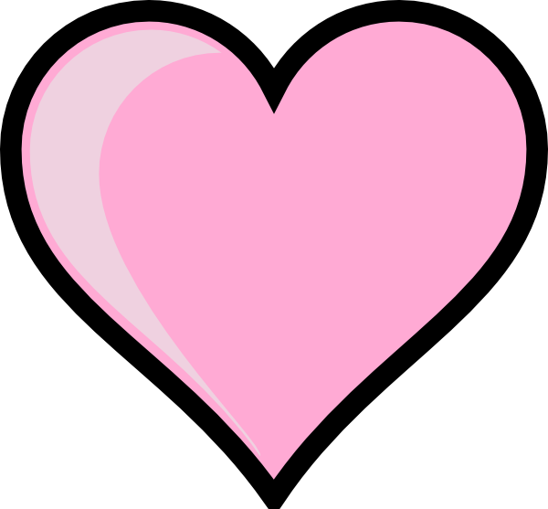 Pink Heart Background Transparent PNG Image