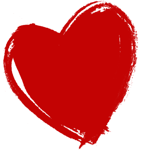Dark Red Heart Transparent PNG Image