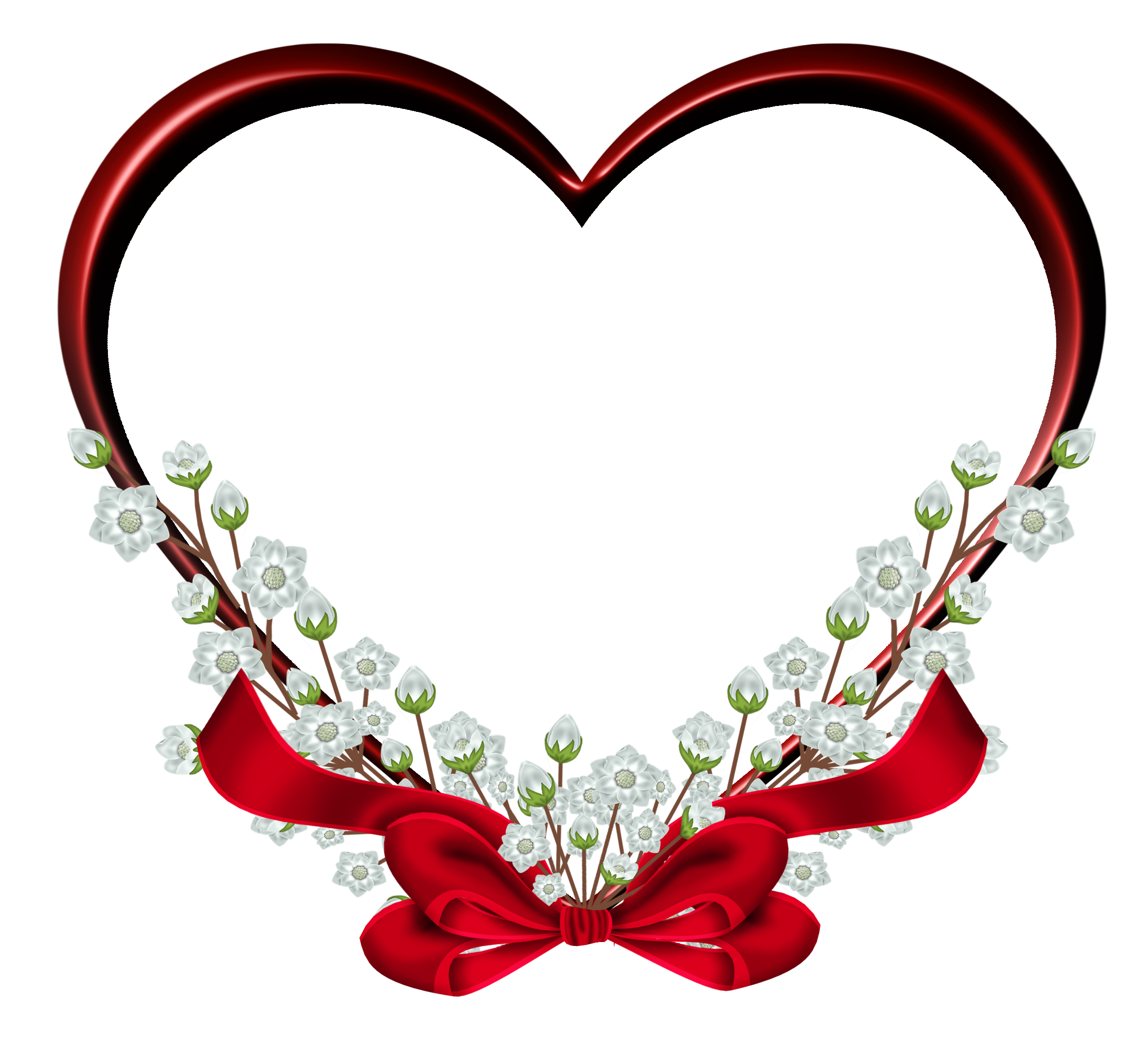 Red Heart Transparent PNG Image
