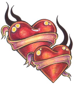 Heart Tattoos Transparent PNG Image